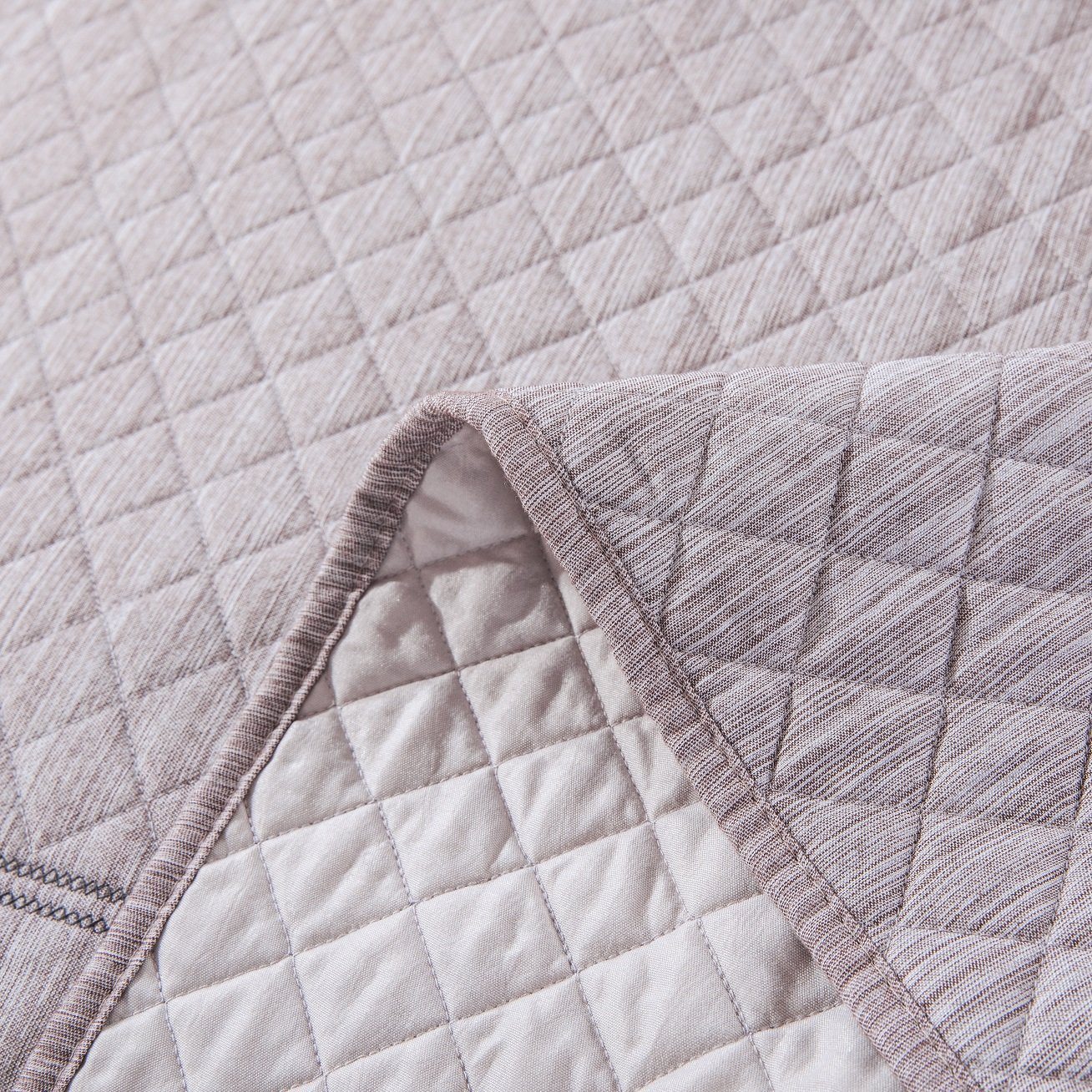 DaDa Bedding Whimsical Lavender Grey Cottage Soft Quilted Coverlet Bedspread Set (JHW866) - DaDa Bedding Collection