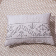 DaDa Bedding Whimsical Lavender Grey Cottage Soft Quilted Coverlet Bedspread Set (JHW866) - DaDa Bedding Collection