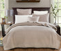 DaDa Bedding Neutral Taupe Beige Sandy Elegant Matelasse Cotton Quilted Bedspread Set (JHW-585) - DaDa Bedding Collection