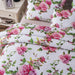 Bedspread - DaDa Bedding Romantic Roses Lovely Spring Pink Floral Quilted Scalloped Bedspread Set (JHW879) - DaDa Bedding Collection