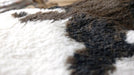 DaDa Bedding Luxury Cow Hide Skin Farm Animal Sherpa Fleece Soft Warm Throw Twin Blanket - DaDa Bedding Collection