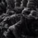 DaDa Bedding Luxury Midnight Black Sherpa Backside Faux Fur Throw Blanket (3) - DaDa Bedding Collection