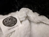 DaDa Bedding Luxury Midnight Black Sherpa Backside Faux Fur Throw Blanket (3) - DaDa Bedding Collection