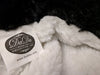 Blanket/ Throw - DaDa Bedding Luxury Midnight Black Zig Zag Plush Faux Fur Sherpa Fleece Throw Blanket (3) - DaDa Bedding Collection