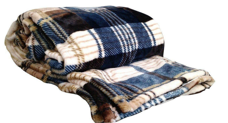 Tache Super Soft Winter Cabin Flannel Polyester Throw Blanket - DaDa Bedding Collection