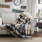 Tache Super Soft Winter Cabin Flannel Polyester Throw Blanket - DaDa Bedding Collection