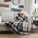 Blanket/ Throw - Tache Super Soft Winter Cabin Flannel Polyester Throw Blanket - DaDa Bedding Collection