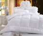 DaDa Bedding Solid White Lightweight Alternative Down Comforter Duvet Insert Filler - DaDa Bedding Collection
