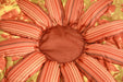 DaDa Bedding Sunset Rubies Red Burgundy Beige Floral Ruffles Comforter Set - Twin Size (BM465L-1) - DaDa Bedding Collection