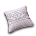 CUSHION COVER - DaDa Bedding Elegant Fair Isle Purple Grey Yarn Dyed Euro Pillow Sham Cover, 26" x 26 (JHW866) - DaDa Bedding Collection