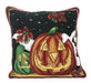 Cushion Cover - DaDa Bedding Halloween Pumpkins Throw Pillow Cover Tapestry Cases 16" x 16" (12914) - DaDa Bedding Collection