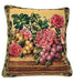 DaDa Bedding Romantic Parade of Fruit & Roses Tapestry Throw Pillow Cushion Cover, 1-Piece 18" - DaDa Bedding Collection