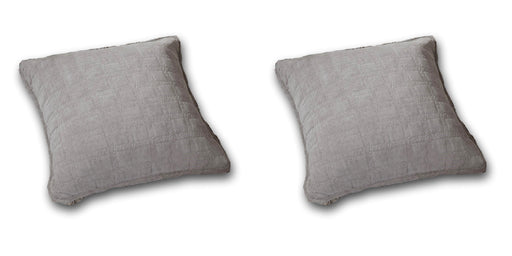 DaDa Bedding Set of Two Corduroy Sherpa Backside Soft Grey Throw Pillow Covers, 18",  2-PCS (JHW858) - DaDa Bedding Collection