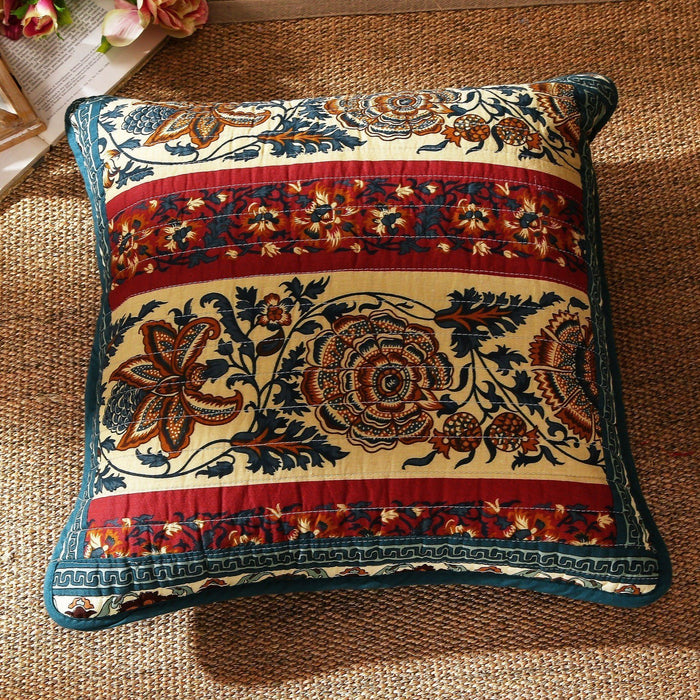CUSHION COVER - DaDa Bedding Set of Two Dark Elegance Bohemian Cushion Covers - 2 PCS - 18" (JHW-550) - DaDa Bedding Collection