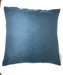 DaDa Bedding Set of Two Boho Elegant Blue Lapis Throw Pillow Covers, 18", 2-PCS (14932-3) - DaDa Bedding Collection