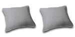 DaDa Bedding Set of Two Elegant Floral Grey Diamond Throw Pillow Covers, 18",  2-PCS (JHW855) - DaDa Bedding Collection