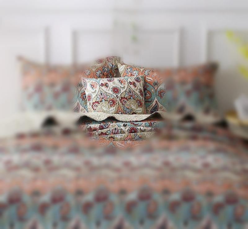 DaDa Bedding Set of Two Garden Party Bohemian Throw Pillow Covers (LH1403) - DaDa Bedding Collection