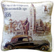 Cushion Cover - Tache A Drive into Town with Benz Throw Pillow Cushion Cover - DaDa Bedding Collection