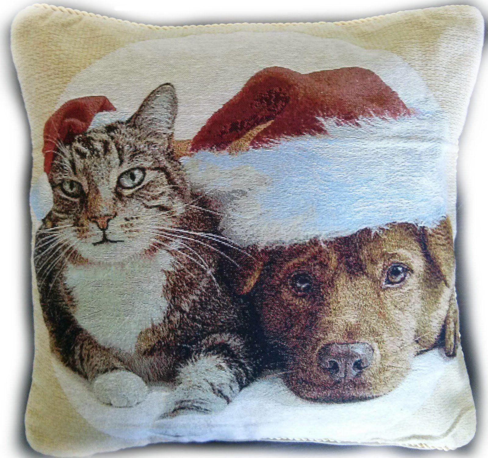 Tache Best Friend Christmas 18 x 18 Inch Throw Pillow Cushion Cover - DaDa Bedding Collection