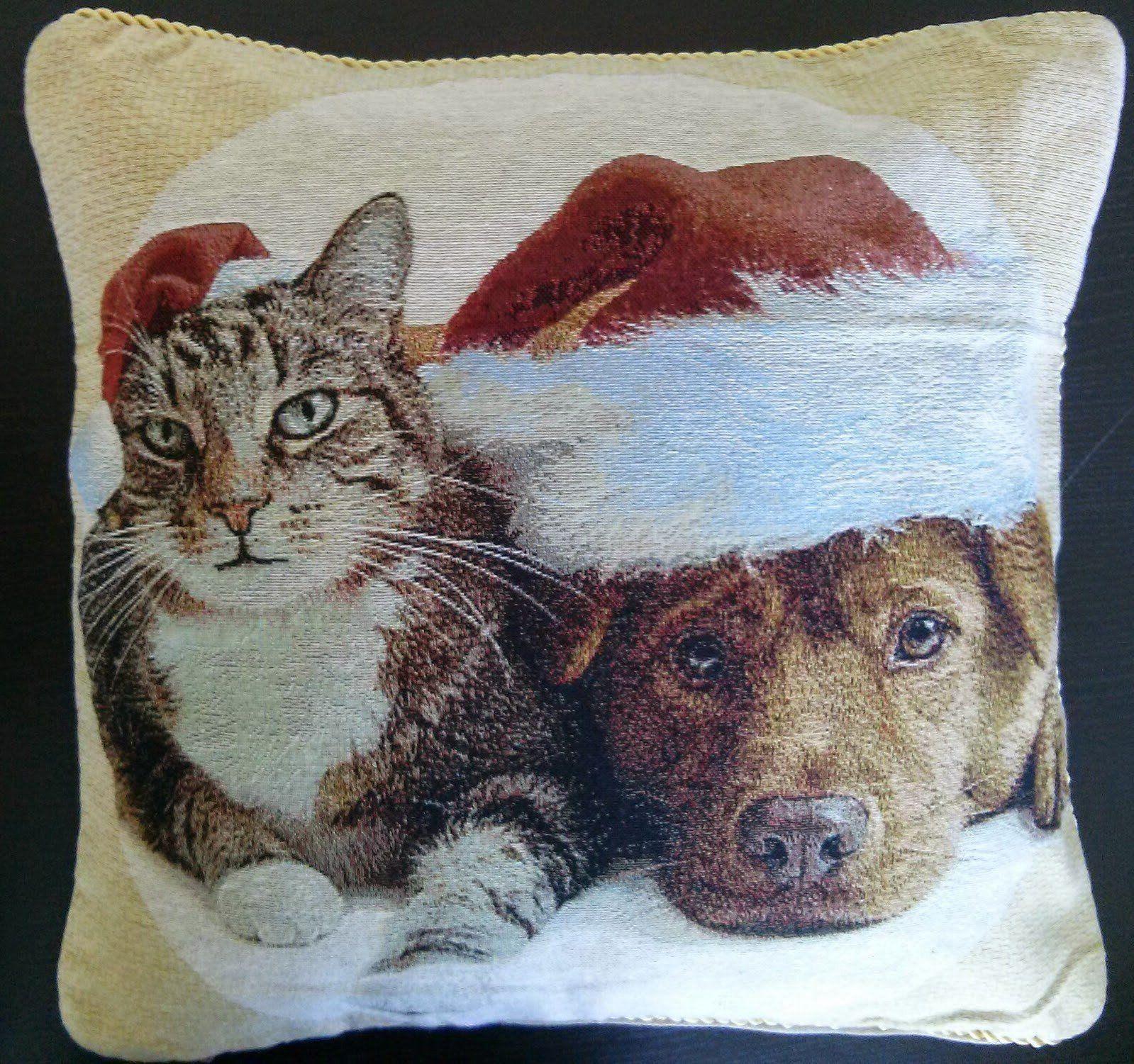 Tache Best Friend Christmas 18 x 18 Inch Throw Pillow Cushion Cover - DaDa Bedding Collection