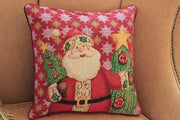 Tache Festive Christmas Cute Santa Clause Is Coming to Town Cushion Cover - DaDa Bedding Collection