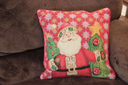 Tache Festive Christmas Cute Santa Clause Is Coming to Town Cushion Cover - DaDa Bedding Collection