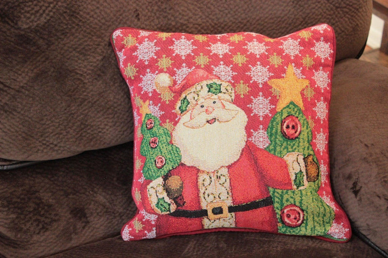 Tache Festive Christmas Cute Santa Clause Is Coming to Town Cushion Cover - DaDa Bedding Collection