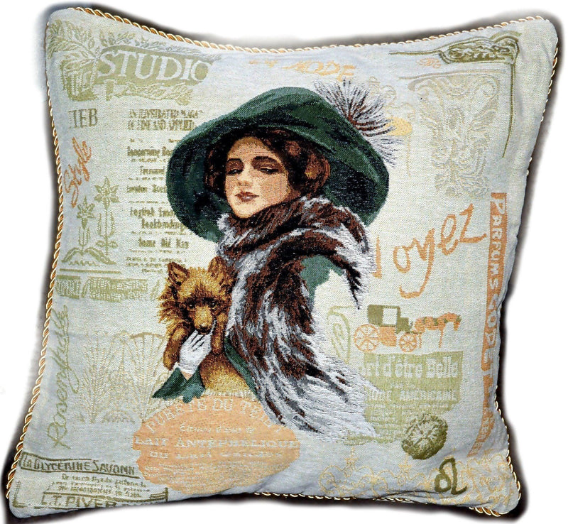 Tache Puppy Day Out Throw Pillow Cushion Cover - DaDa Bedding Collection