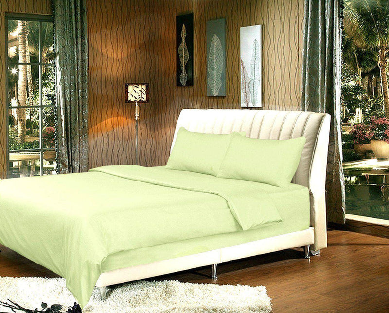 Tache 2-3 Piece Sage Green Duvet Cover Set - DaDa Bedding Collection