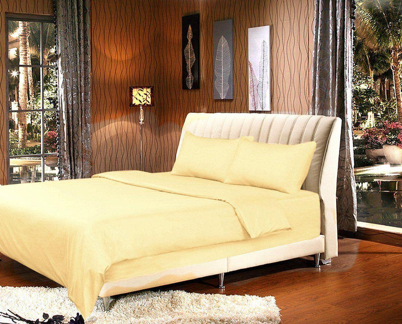 Tache 2-3 Piece Sunny Yellow Duvet Cover Set - DaDa Bedding Collection