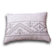 Pillow Case - DaDa Bedding Elegant Fair Isle Purple Grey Yarn Dyed Quilted King Pillow Sham, 20” x 36” (JHW866) - DaDa Bedding Collection