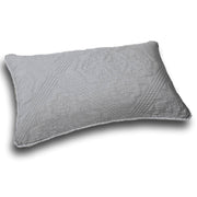 DaDa Bedding Floral Stone Wash Grey Diamond Pattern Quilted King Size Pillow Sham - 20” x 36” (JHW855) - DaDa Bedding Collection