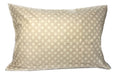 DaDa Bedding 2-Pack Geometric Diamond Neutral Sandy Olive Tan Pillowcases - Queen Size 20" x 30" (8279)-DaDa Bedding Collection