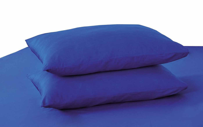 Tache 100% Cotton Solid  Blue Cotton Pillowcase - DaDa Bedding Collection