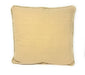 PILLOW - DaDa Bedding Set of Two Apricot Elegant Throw Pillow Covers w/ Inserts - 2-PCS - 18" - DaDa Bedding Collection