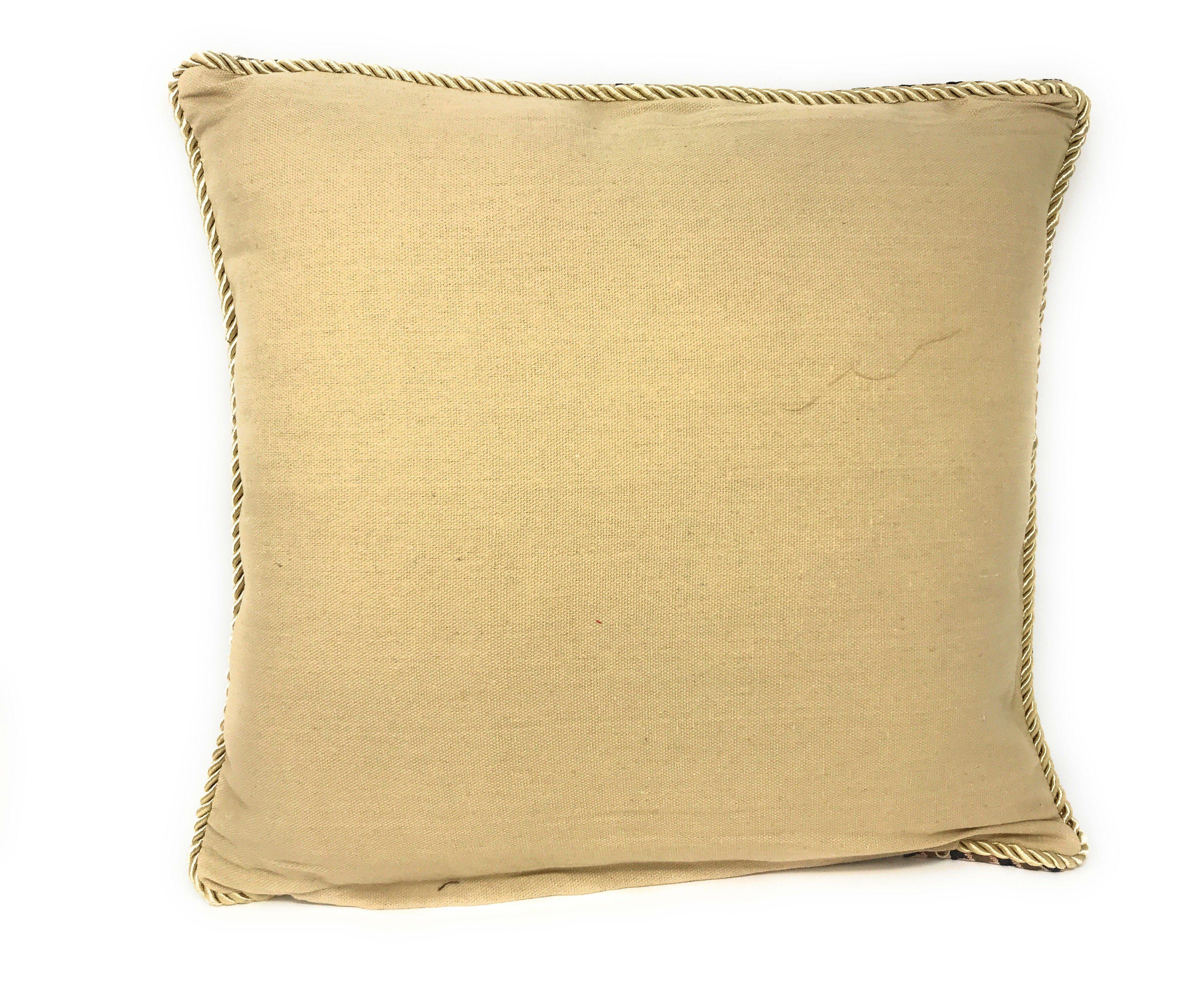 DaDa Bedding Set of 2-Pieces Postcard Milan Tapestry Throw Pillow Covers w/ Pillow Inserts, 18" x 18" - DaDa Bedding Collection