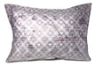 DaDa Bedding 2-Pack Purple Grey Floral Cherry Blossom Pillow Cases - Queen Size 20" x 30" (8318)-DaDa Bedding Collection