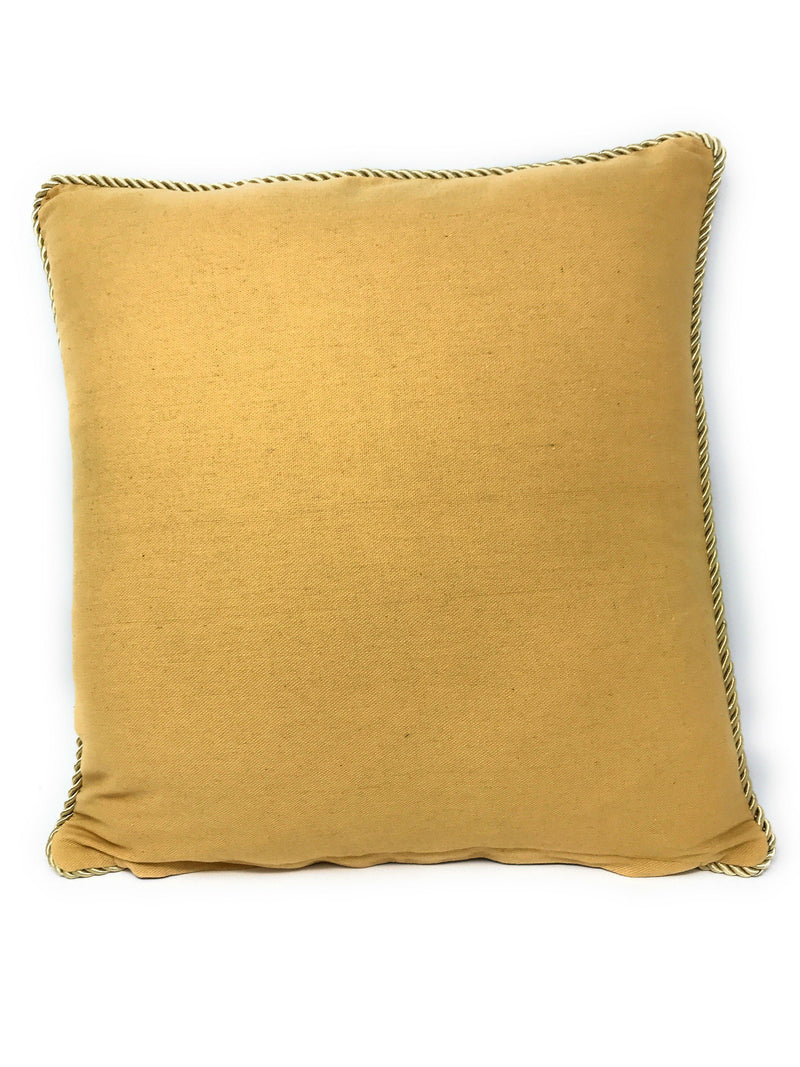 DaDa Bedding Set of 2-Pieces Parade Fruit & Roses Garden Tapestry Throw Pillow Covers w/ Inserts - 18" x 18" - DaDa Bedding Collection