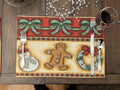 DaDa Bedding Set of 4-Pieces Gingerbread Sweets Holiday Woven Tapestry Placemats 13” x 19” (12917) - DaDa Bedding Collection