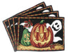 DaDa Bedding Set of 4-Pieces Halloween Pumpkin Tapestry Placemats 13” x 19” (12914) - DaDa Bedding Collection