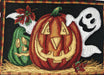 DaDa Bedding Set of 4-Pieces Halloween Pumpkin Tapestry Placemats 13” x 19” (12914) - DaDa Bedding Collection