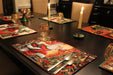 Placemat - Tache Festive Down the Chimney Woven Tapestry Placemat - DaDa Bedding Collection