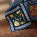 DaDa Bedding Bohemian Floral Midnight Ocean Blue Cotton Patchwork Bedspread Set (JHW-572) - DaDa Bedding Collection