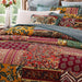 DaDa Bedding Dark Elegance Bohemian Floral Cotton Patchwork Bedspread Set (JHW-550) - DaDa Bedding Collection