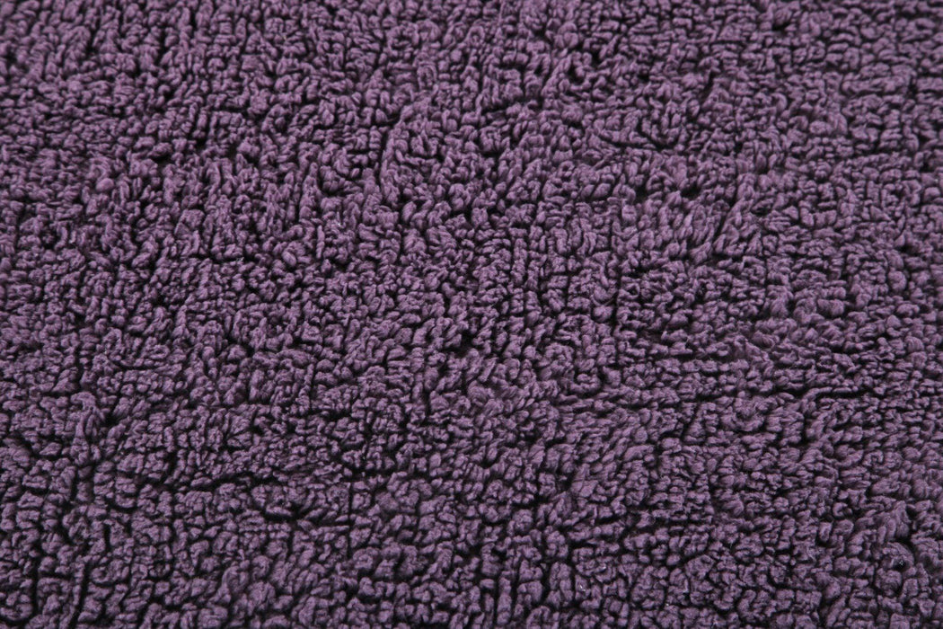 DaDa Bedding Eggplant Aubergine Reversible Quilted Ultra Sonic Throw Blanket Bedspread (BJ0106) - DaDa Bedding Collection