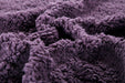 DaDa Bedding Eggplant Aubergine Reversible Quilted Ultra Sonic Throw Blanket Bedspread (BJ0106) - DaDa Bedding Collection