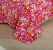 DaDa Bedding Lovely Pop of Colors Lightweight Reversible Quilted Bedspread Set (KBJ1625) - DaDa Bedding Collection