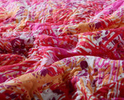 DaDa Bedding Lovely Pop of Colors Lightweight Reversible Quilted Bedspread Set (KBJ1625) - DaDa Bedding Collection