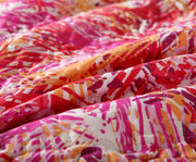 DaDa Bedding Lovely Pop of Colors Lightweight Reversible Quilted Bedspread Set (KBJ1625) - DaDa Bedding Collection