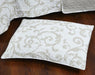 DaDa Bedding Luxe Couture Floral White Freesia Vineyard Elegant Coverlet Bedspread Set (HS-8760) - DaDa Bedding Collection